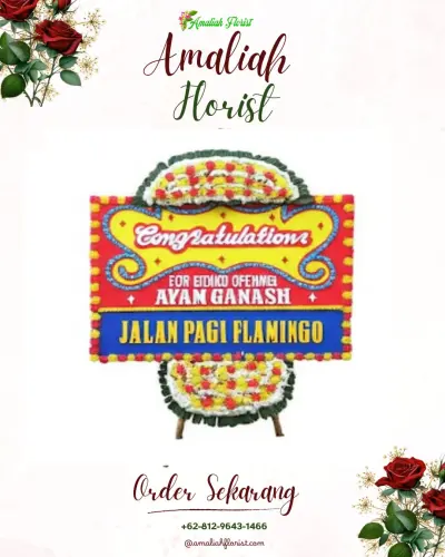 Bunga Papan Congratulation di Rampoang